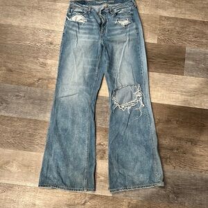 American Eagle Wide Leg size 8 long